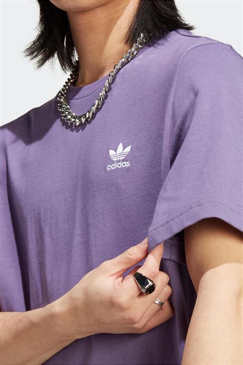 adidas t-shirt paars